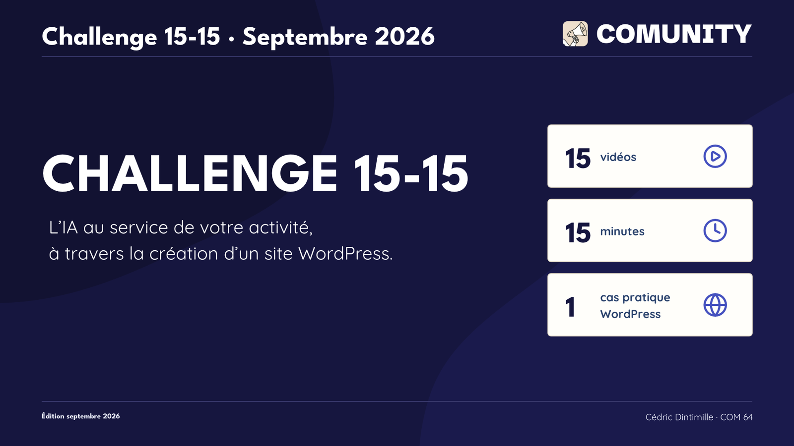 V0 - Présentation du challenge