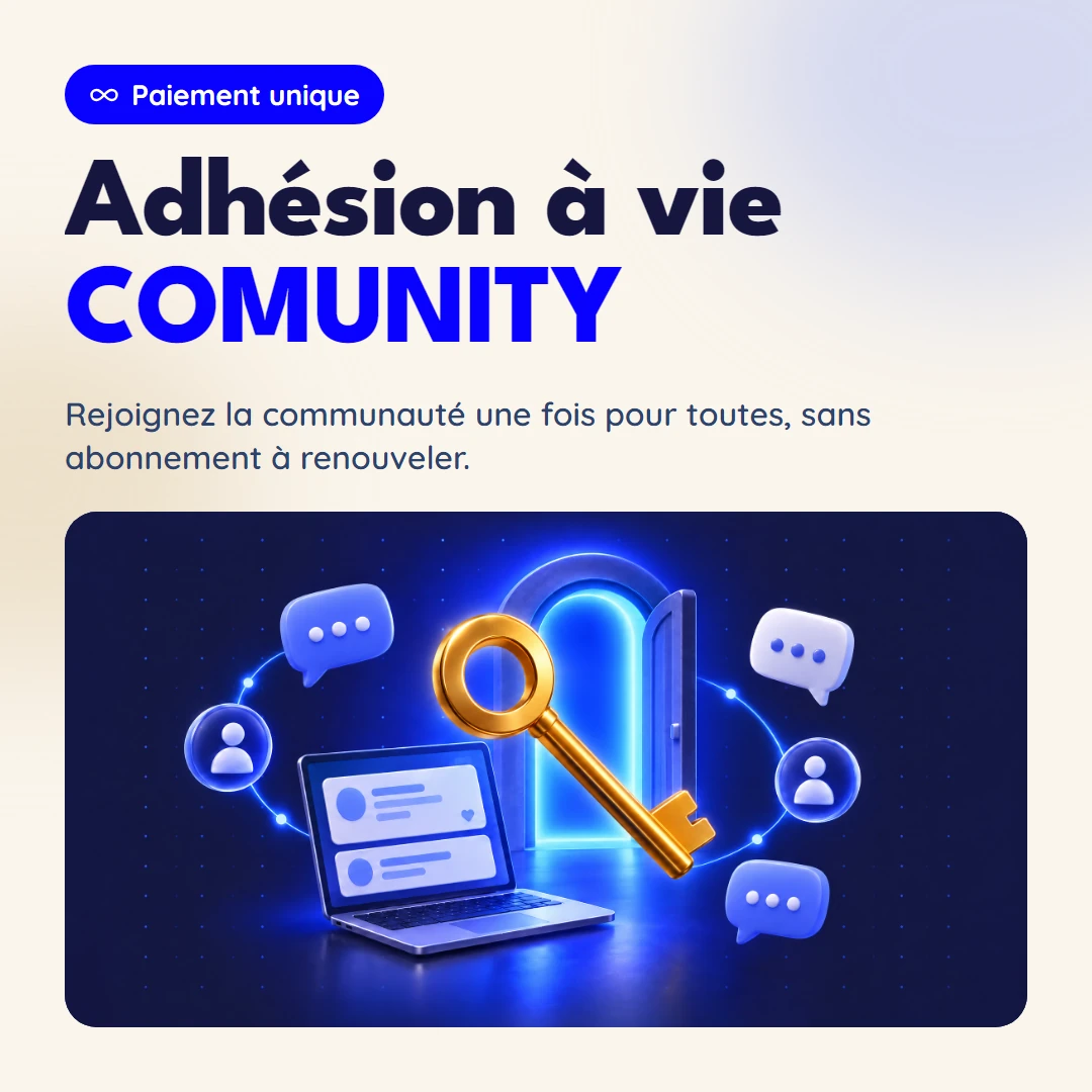 VIGNETTE PRODUIT - Adhésion à vie COMUNITY